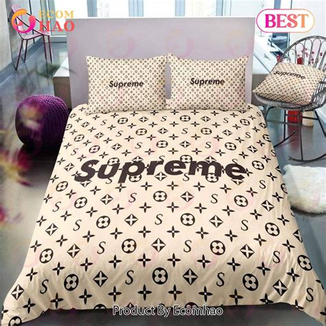 Louis Vuitton Supreme Luxury Premium Bedding Set BS286